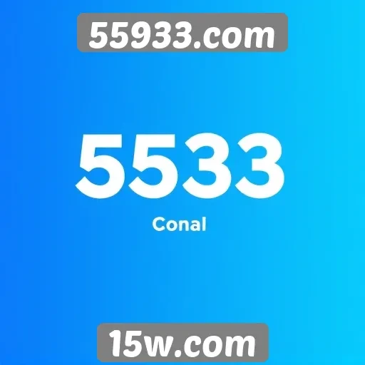 Acessibilidade e design do site 55933.com